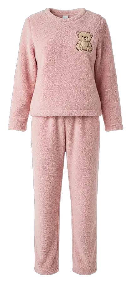 Pijamas de peluche: modelo de ejemplo